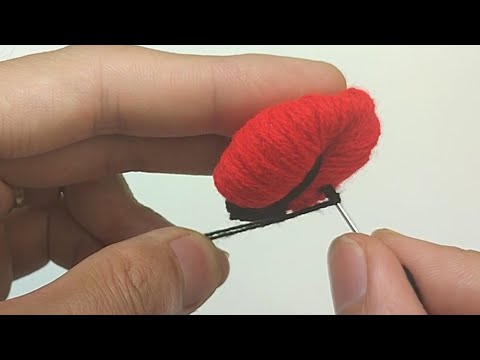 DIY wool craft, it only took me 5 minutes to make this product, a beautiful beetle from wool yarn