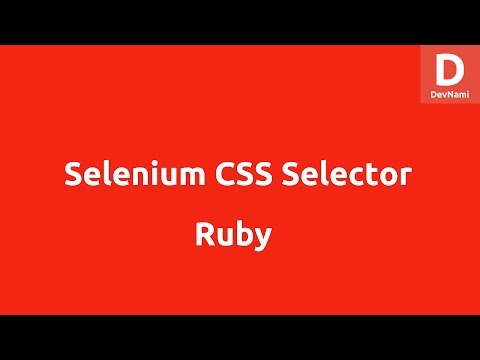 Find elements CSS Selectors of Selenium Ruby