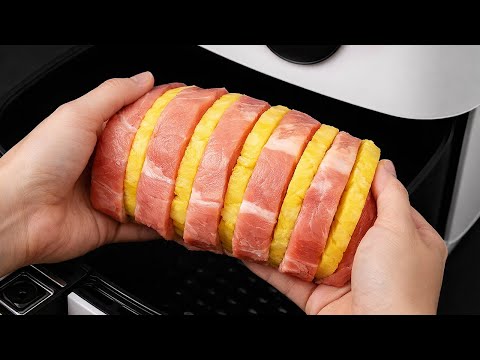 I’ll Never Fry Pork Again! Secret Trick for Juicy & Crispy Pork in the Air Fryer!