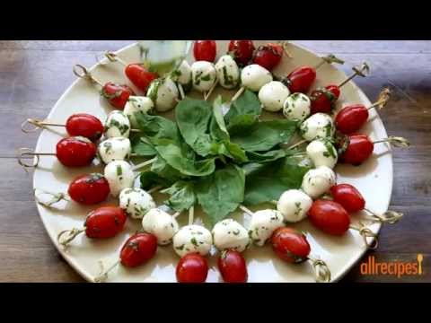 How to Make Caprese Appetizer | Appetizer Recipes |...