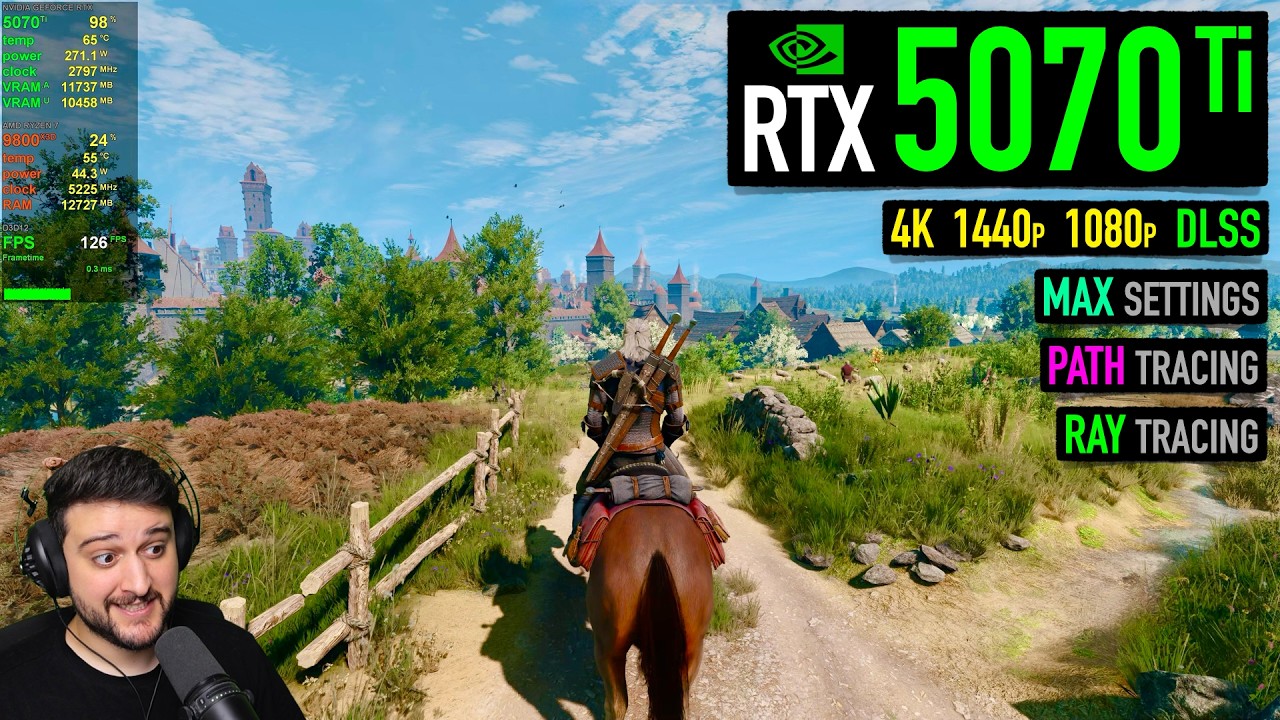 RTX 5070 Ti - The Witcher 3 Remastered