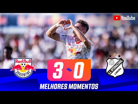 Gols e lances de Red Bull Bragantino x Internacional de Limeira