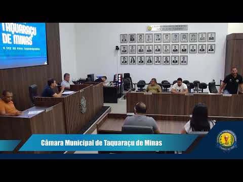 Transmissão ao vivo da 17º Reunião Ordinária da  Câmara Municipal Taquaraçu de Minas