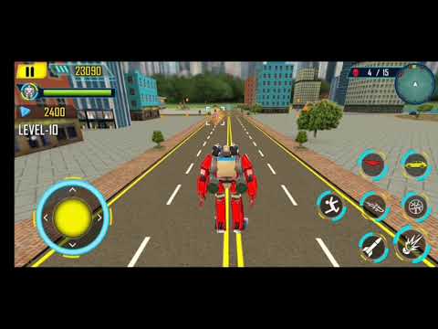 Drone Robot Car Transformation Battle City - Android Gameplay FHD