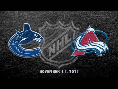 NHL Canucks vs. Avalanche | Nov.11, 2021