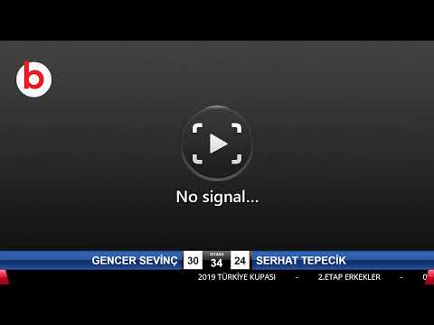 GENCER SEVİNÇ & SERHAT TEPECİK Bilardo Maçı - 2019 TÜRKİYE KUPASI 2.ETAP ERKEKLER-6.ÖN ELEME