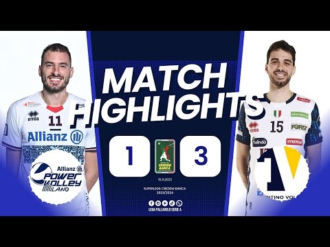 Allianz Milano vs. Itas Trentino - VBW - SuperLega - Match Highlights