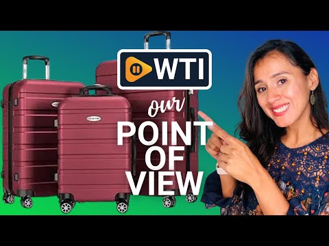 Luggage Sets Hardside Lightweight Suitcase with Spinner Wheels TSA Lock - WTI product video review