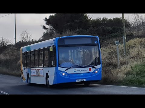 KICKDOWN: Route X34 | NK11BFU/27729 - Stagecoach North East: Dennis Enviro 300/Alexander Enviro