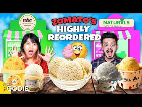 Zomato's Most Reordered Ice Creams: Naturals Vs NIC – Coconut & Mango Ice Cream