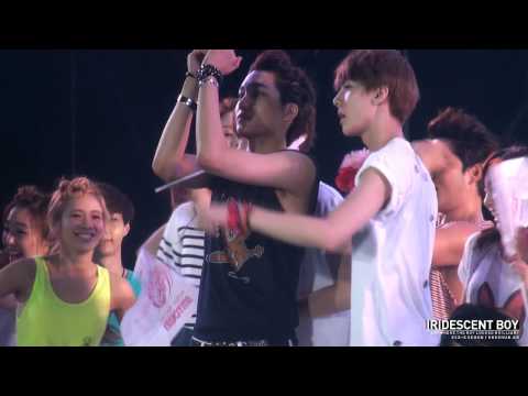 [HD]120818 SMTown in Seoul Ending - Sehun, Kai & Baekhyun fancam
