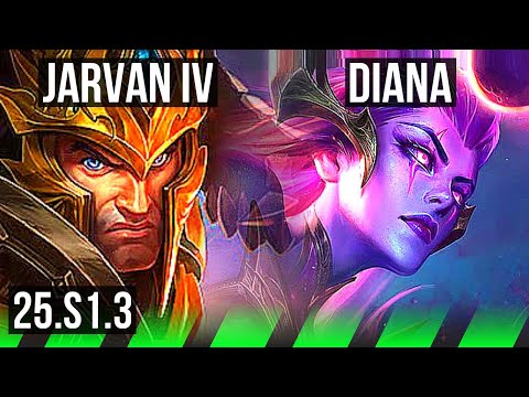 JARVAN IV vs DIANA (JGL) | KR Grandmaster | 25.S1.3