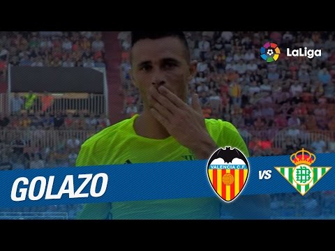 Golazo de Rubén Castro (0-1) Valencia CF vs Real Betis
