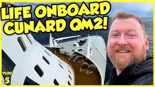 Cunard Queen Mary 2 Observation Deck Views, Spa Day & Silent Disco! | Transatlantic Crossing Vlog 5