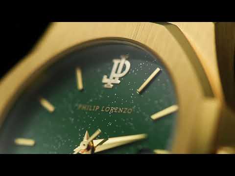 PHILIP LORENZO PL5402 Gold with green face