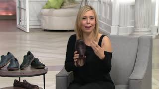 Clarks Leather Slip on Shoes with Side Zip- Tamitha Cattura on QVC