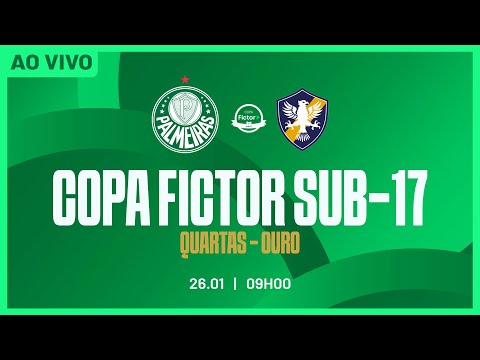 JOGO COMPLETO | PALMEIRAS 4 X 0 RETRÔ | COPA FICTOR SUB-17 2026