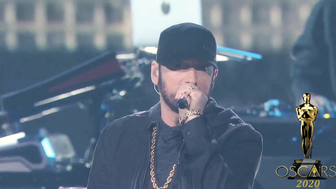 Eminem's First Ever Live Performance At Oscars 2020 풀 오케스트라 실사