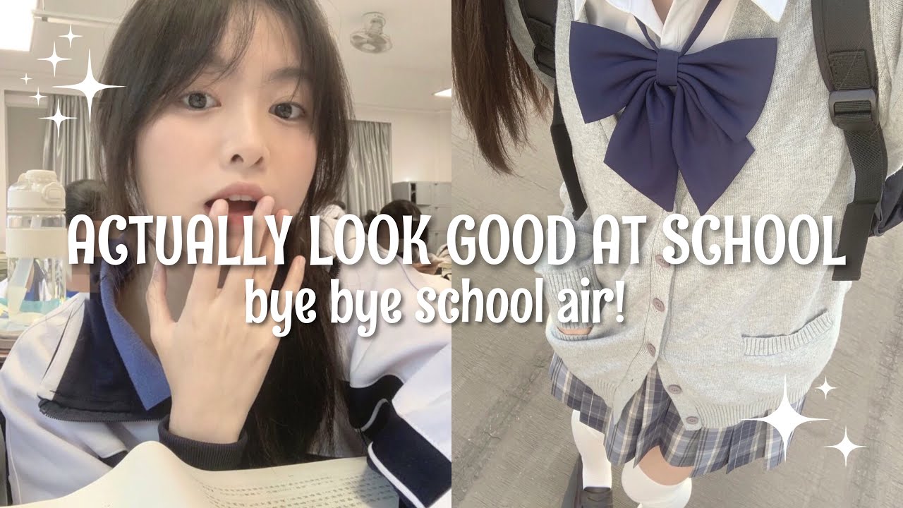 how to ACTUALLY look good at school 🖇️🦢 | maintain a clean and neat appearance