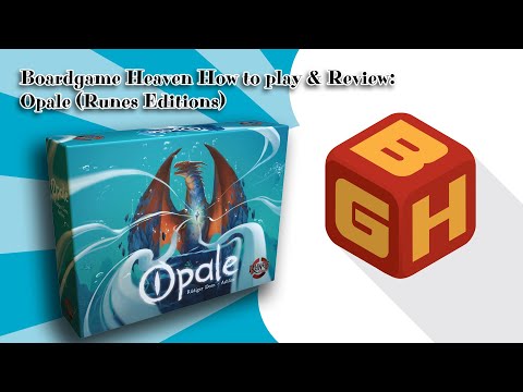 Boardgame Heaven Unboxing, How To Play & Review 99: Opale
