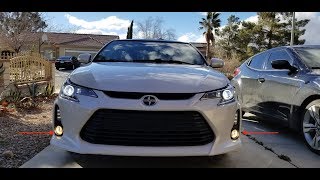 Winjet Fog lights Install on Scion tC (2014-2016)