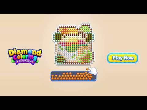 Diamond Coloring: Sort Puzzle