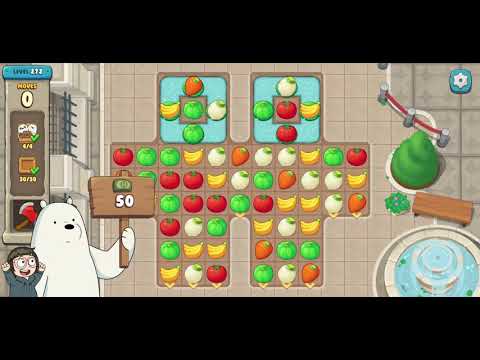 We Bare Bears Match3 Repairs Level 272 - No Boosters