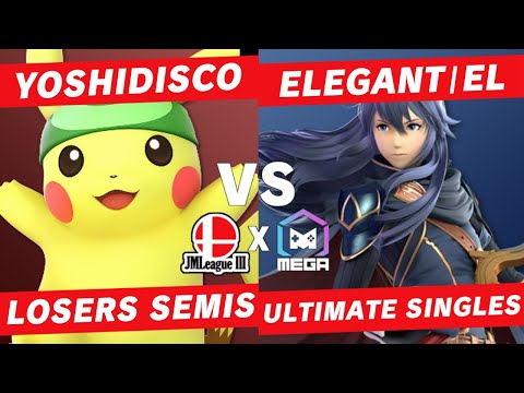 YoshiDisco (Pikachu) vs Elegant | EL (Lucina) - JMLeague3 Losers Semis
