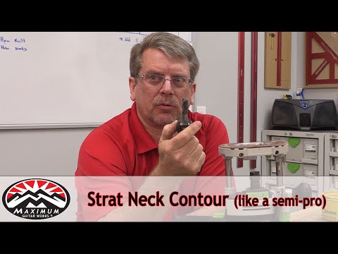 The School Strat Build - Neck Contouring like a semi-pro