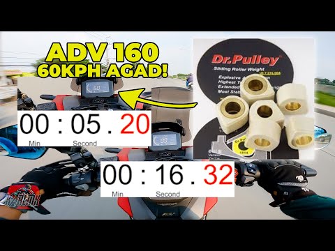ADV 160 | Straight 17g DR PULLEY Flyball - CVT Setup na pang DAILY!