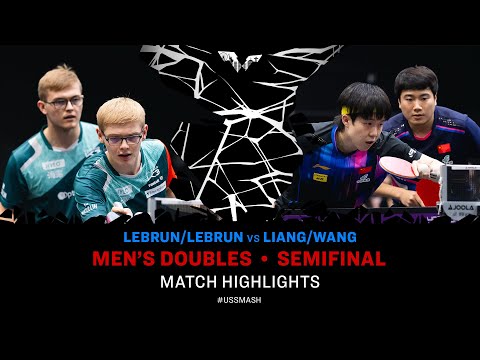 Lebrun/Lebrun vs Liang/Wang | MD SF | #USSMASH 2025