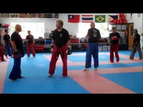 Kickbox drills class