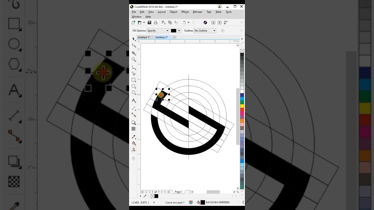 Letter S Modern Logo Design ( full tutorial link in description ) #shorts #shortsvideo