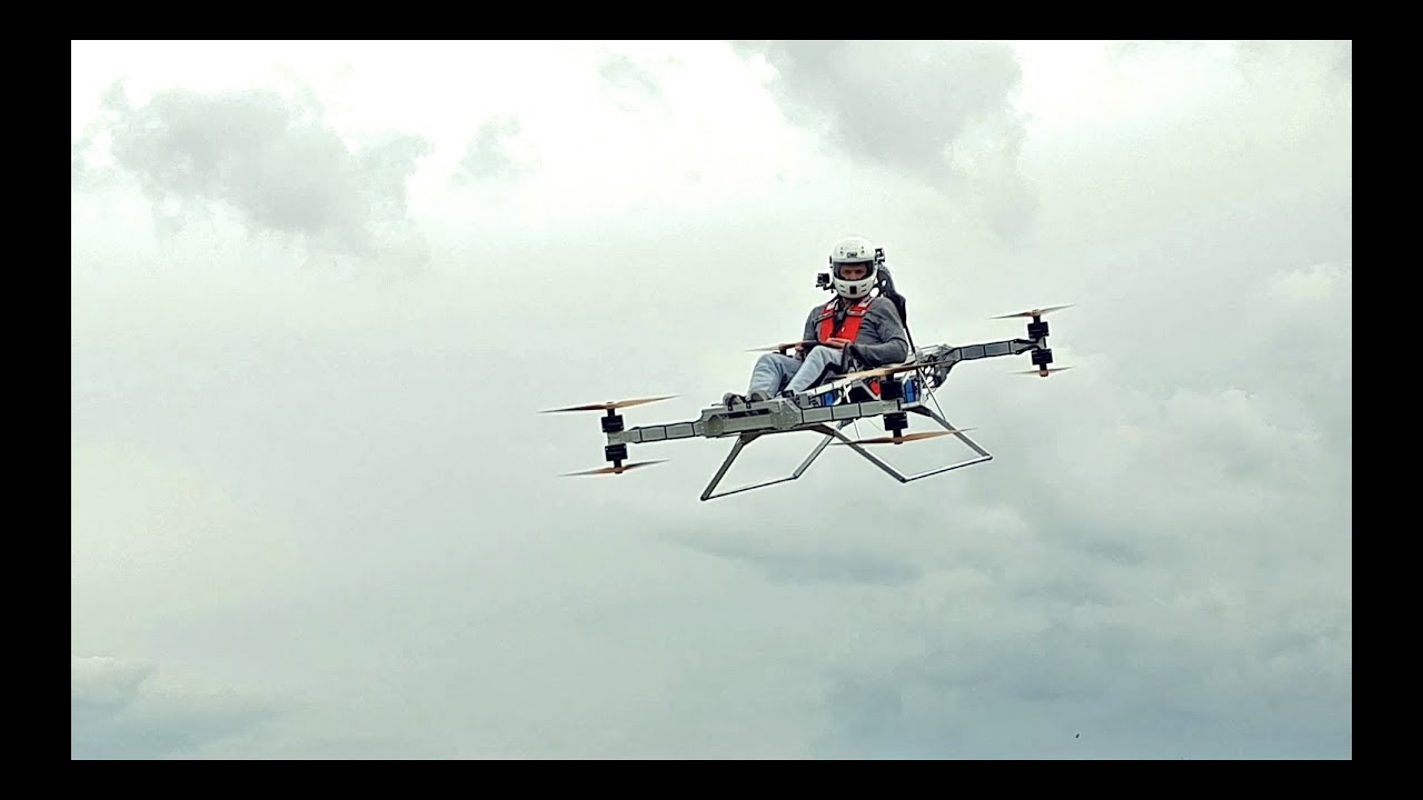 Video – Un drone volante su cui poter salire, e i migliori 10 da far volare