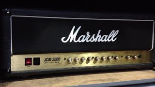 Video thumbnail for Marshall JCM 2000 dual super lead guitar amplification head review by Sammy Bones