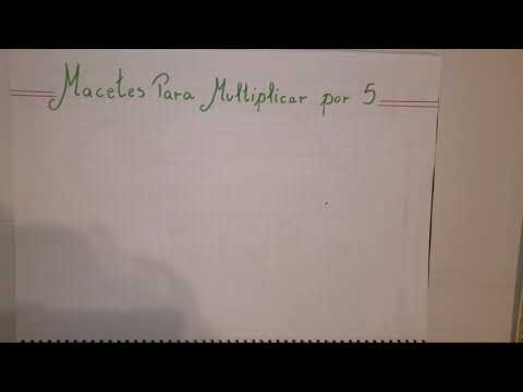Macete para multiplicar por 5