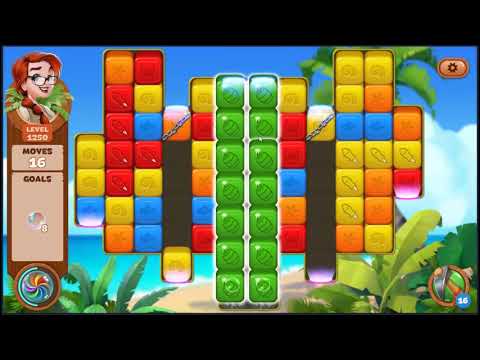 Lost Island Blast Adventure Level 1250 - NO BOOSTERS 🏝️ | SKILLGAMING ✔️