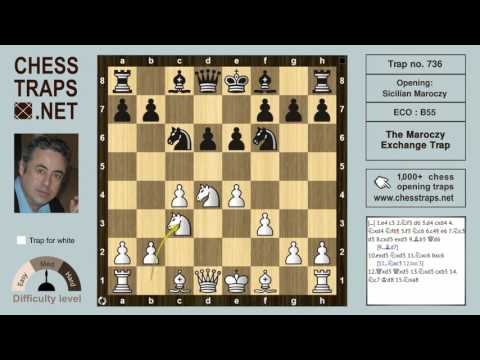 Sicilian Maroczy - The Maroczy Exchange Trap (trap no. 736)