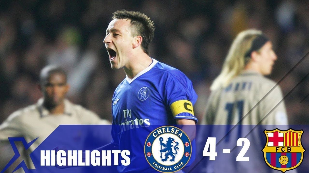 Chelsea vs Barcelona 5-4, Round of 16 UCL 2005 - All Goals and Highlights