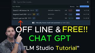 I Made My Own Local ChatGPT With FREE Software