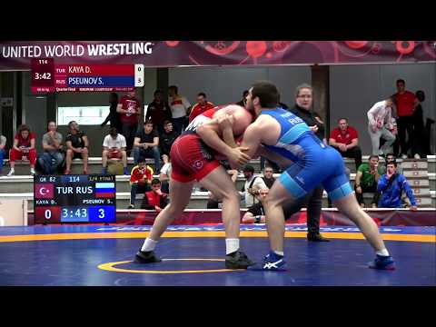 1/4 GR - 82 kg: D. KAYA (TUR) v. S. PSEUNOV (RUS)
