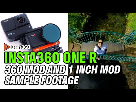 Insta360 ONE R 360 Mod And 1 Inch Mod Sample Footage
