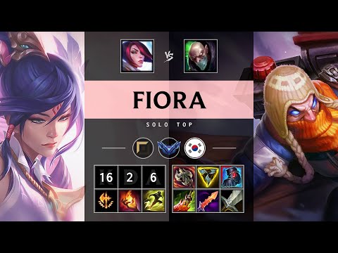 Fiora Top vs Singed - KR Diamond Patch 25.19