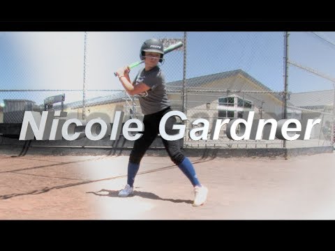 2020 Nicole Gardner Catcher and Third Base Softball Skills Video
