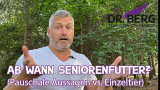 Ab wann Seniorenfutter? Pauschale Aussagen vs. Einzeltier! | Tierarzt 