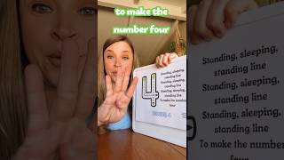 Write the Number 4 in Preschool! | Fun learning Song makes number writing Easy