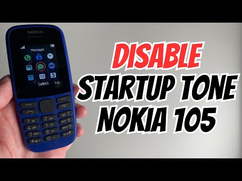 How To Disable Startup Tone On Nokia 105
