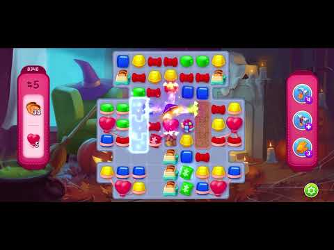 Homescapes Level 8348 夢幻家園第8348關 ～～ no boosters