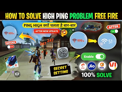 Free Fire Network Problem 2026🤯 Free Fire High Ping Problem | How To Solve Ping Problem In Free Fire