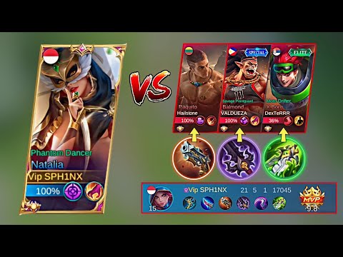 DEATH RACE IS REAL ! | TOP 1 GLOBAL NATALIA TANK KILLER BEST BUILD SEASON 26 !!!🔥| - MLBB